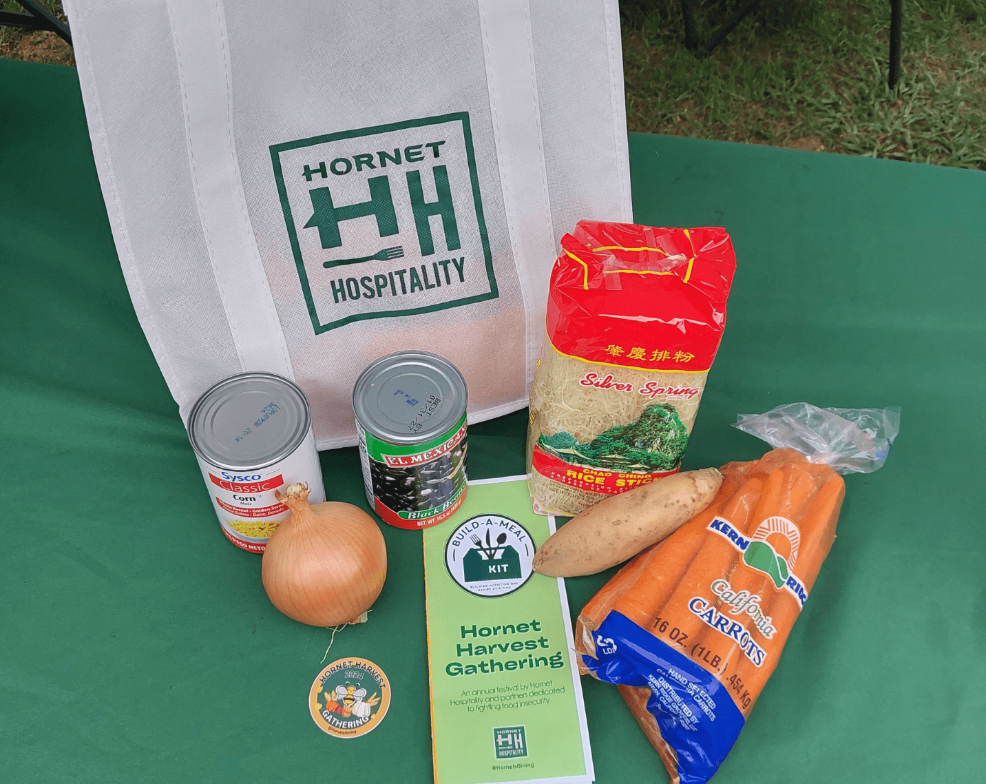 Hornet Hospitality food bag. 